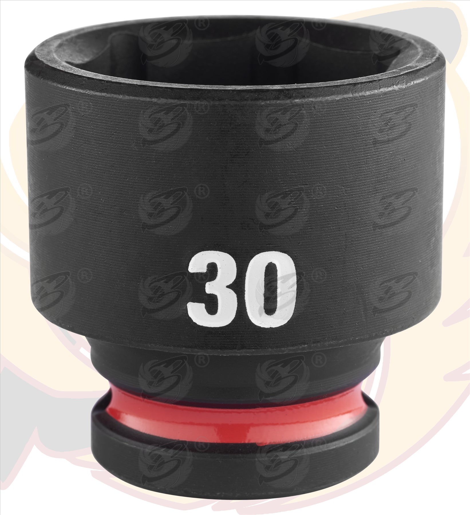 MILWAUKEE 30MM 1/2" DRIVE 6 POINT SHALLOW IMPACT SOCKET ( SINGLE )