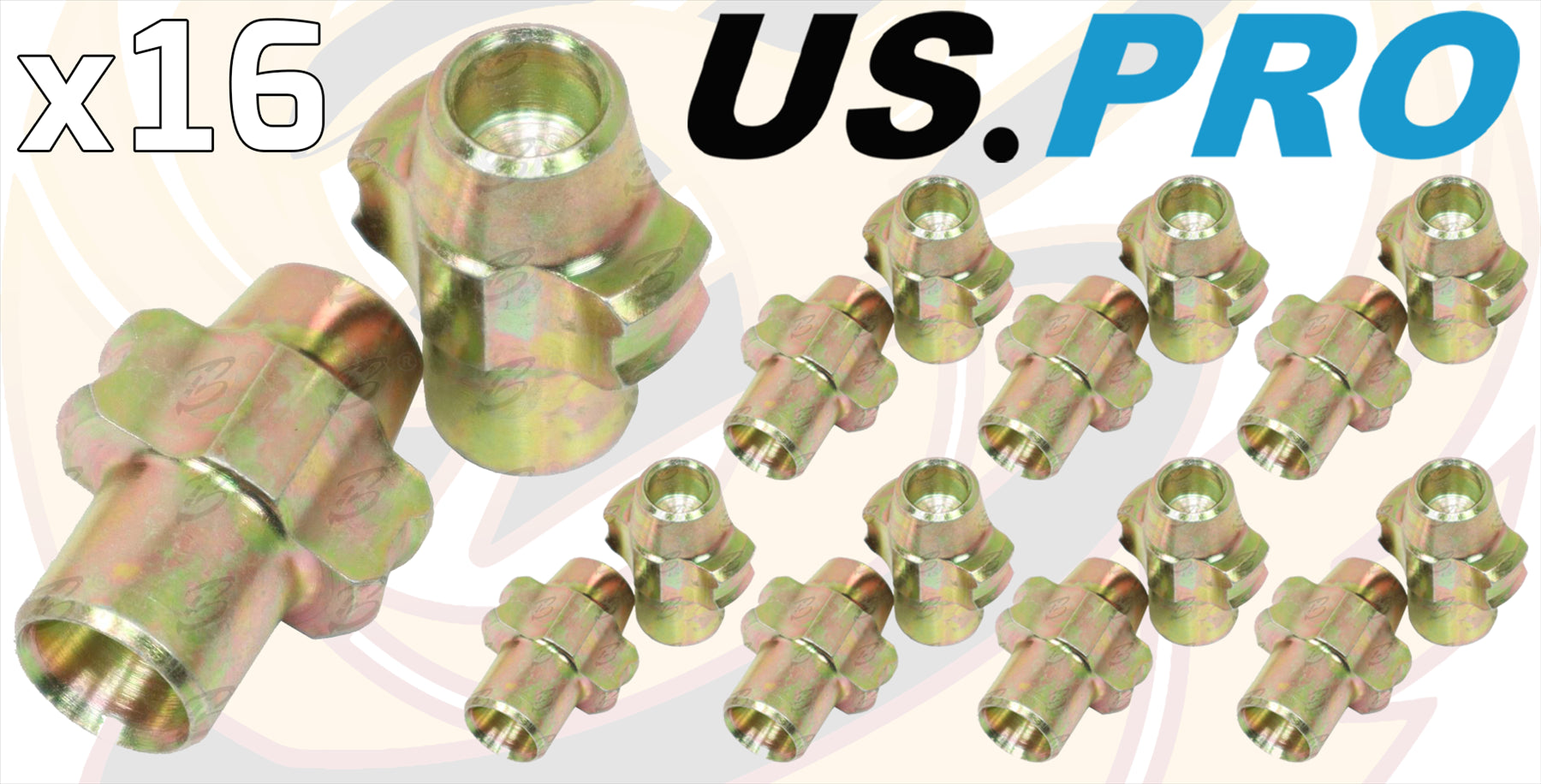 US PRO 4PCS REPLACEMENT LOCKING WHEEL NUT REMOVER SET BLADES