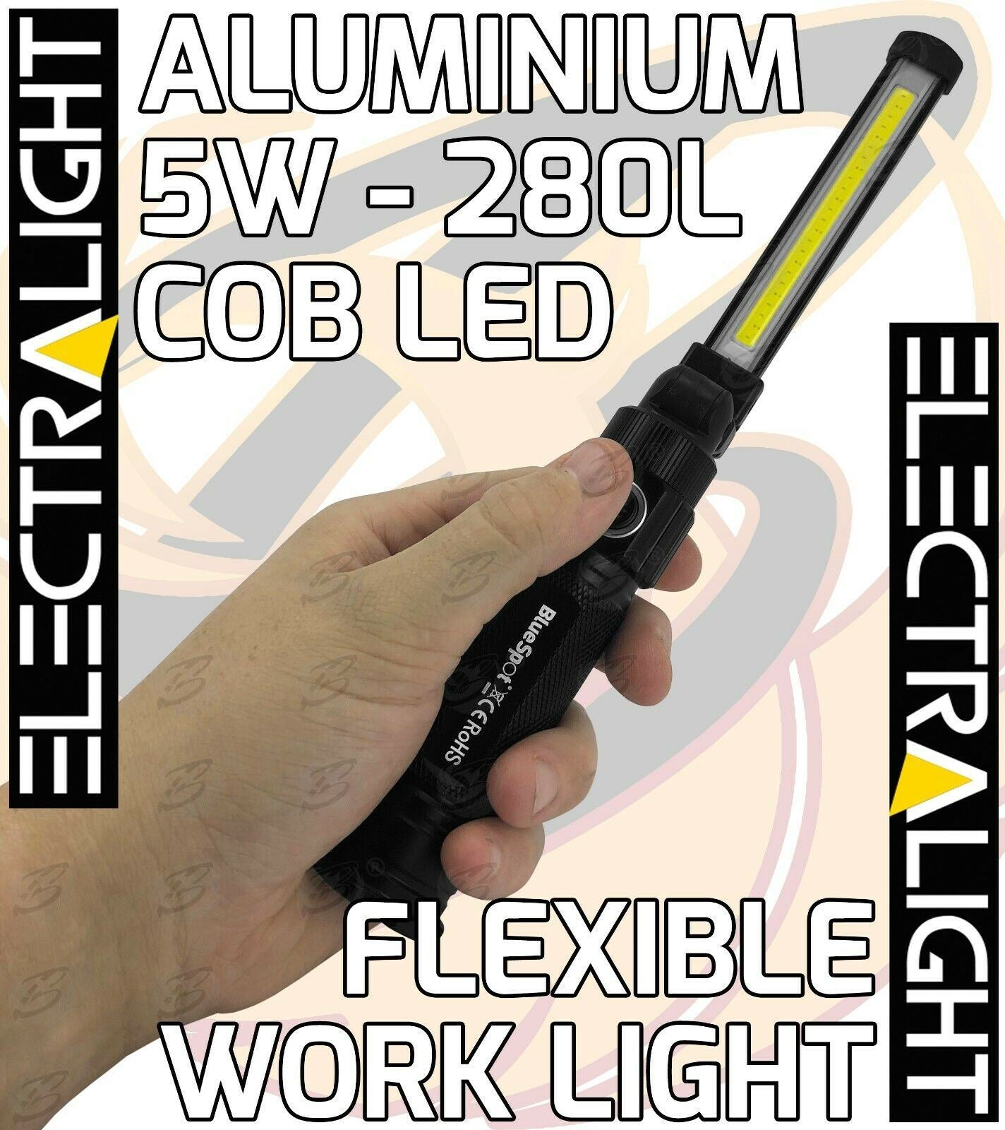 ELECTRALIGHT RECHARGEABLE COB LED WORKLIGHT