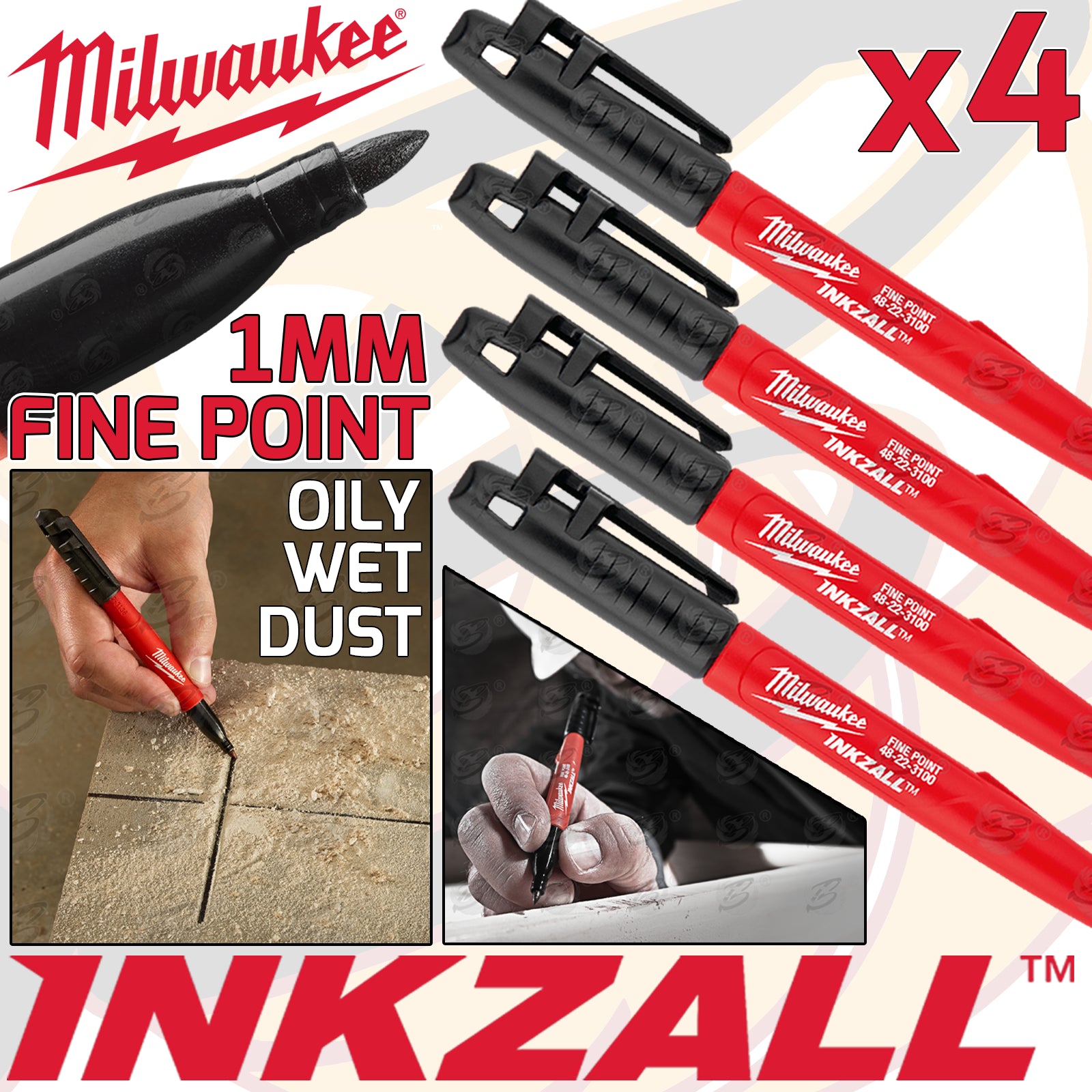 Battle of the Markers: Milwaukee Inkzall vs Sharpie vs. Pencil 