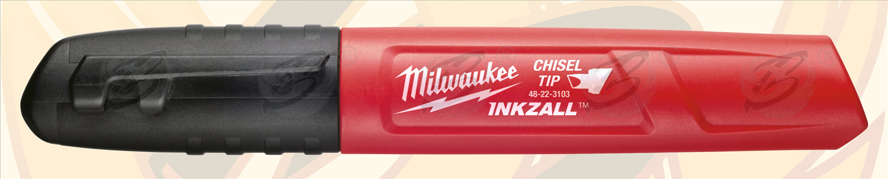 MILWAUKEE INKZALL LARGE CHISEL TIP ALL SURFACE MARKER PEN ( X 1  )