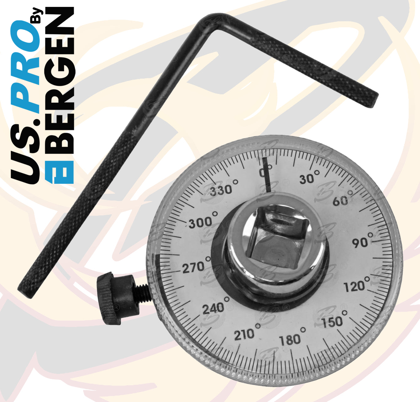 US PRO 1/2" DRIVE TORQUE ANGLE GAUGE