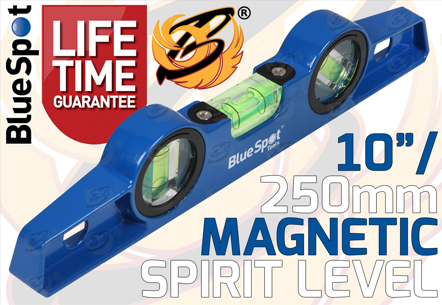 BLUESPOT 10" ( 250mm ) MAGNETIC SCAFFOLD LEVEL