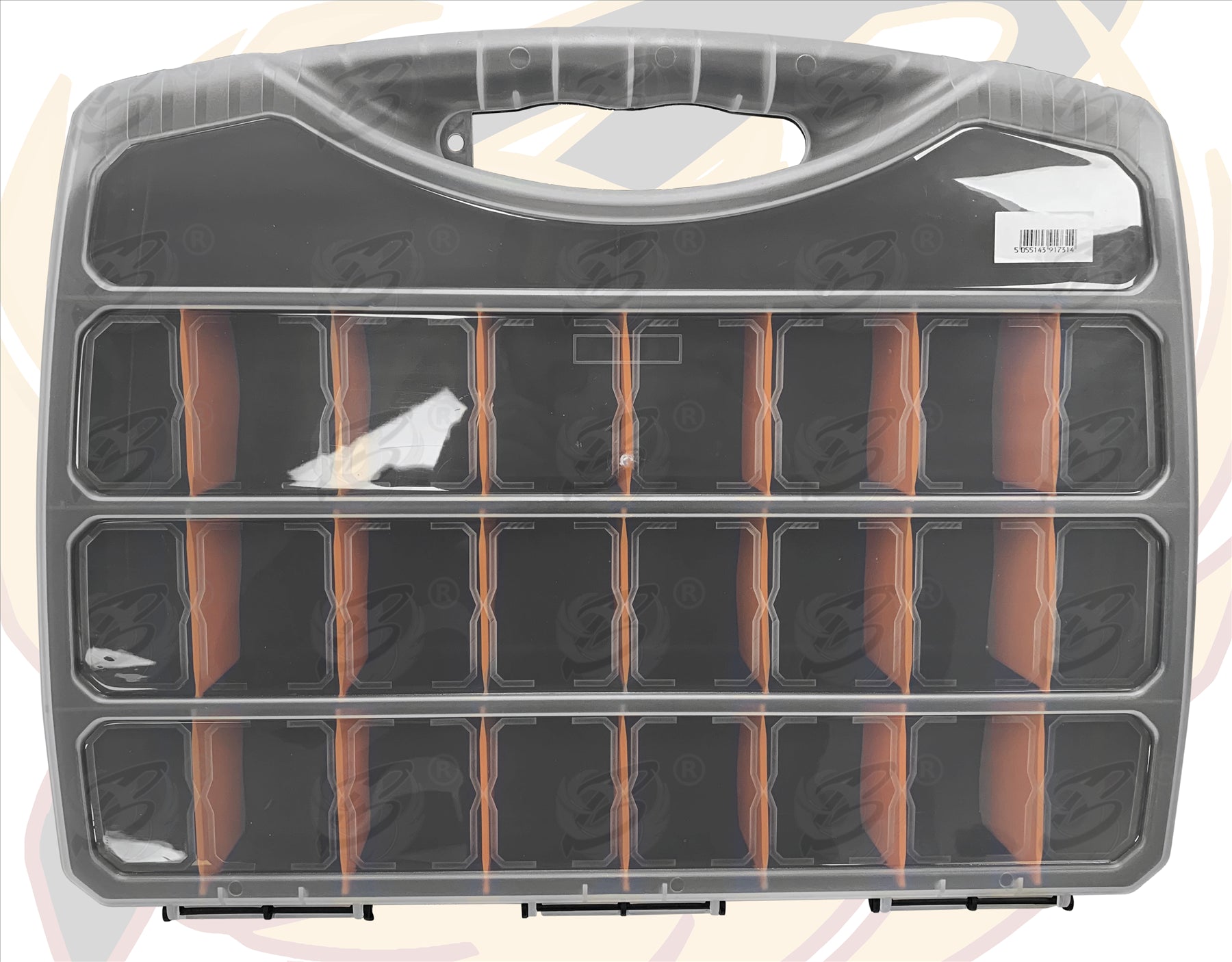TOOLZONE DIY ORGANISER 22 COMPARTMENTS ( 480MM WIDE )