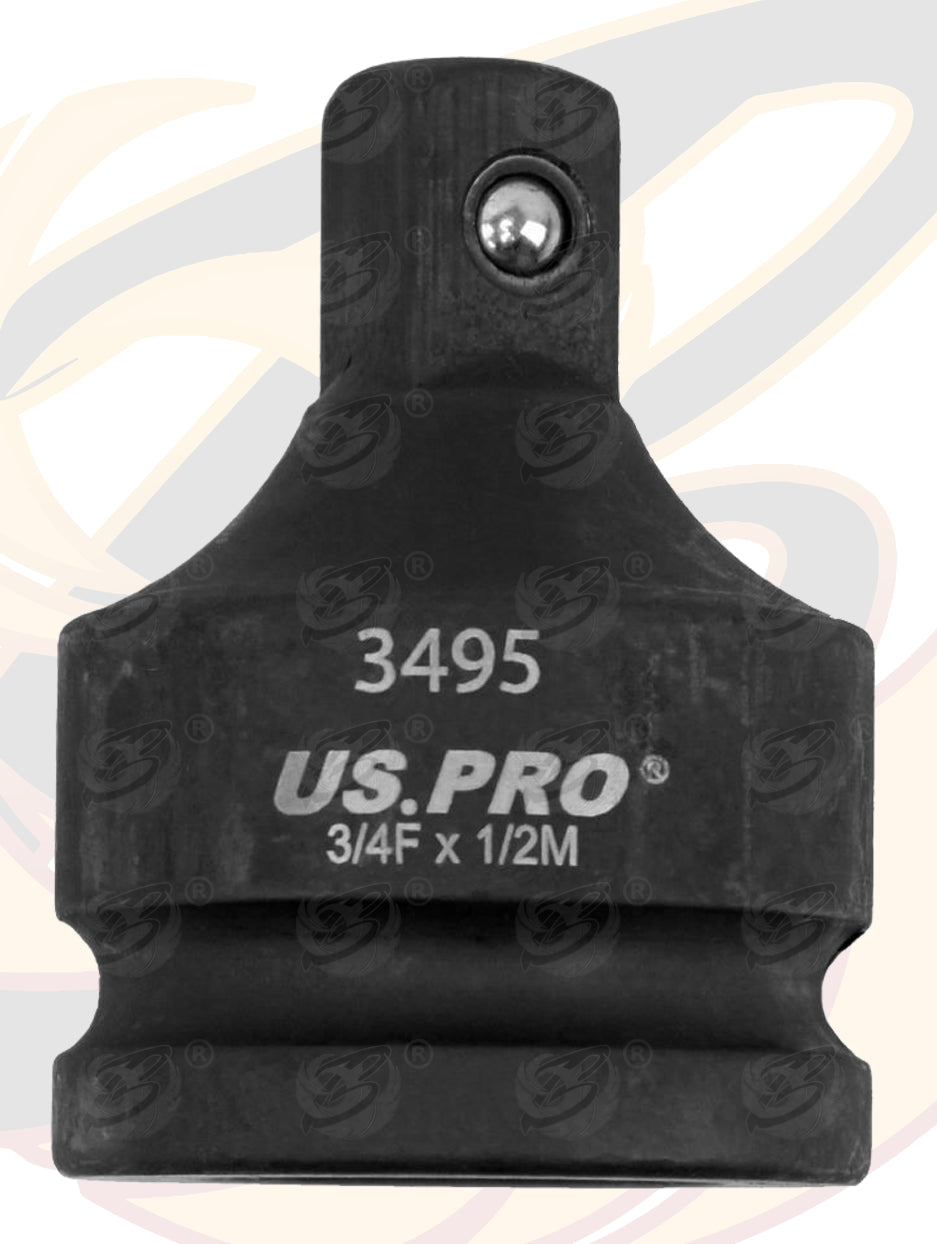 US PRO IMPACT SOCKET ADAPTER 3/4" DRIVE DOWN TO 1/2" DRIVE