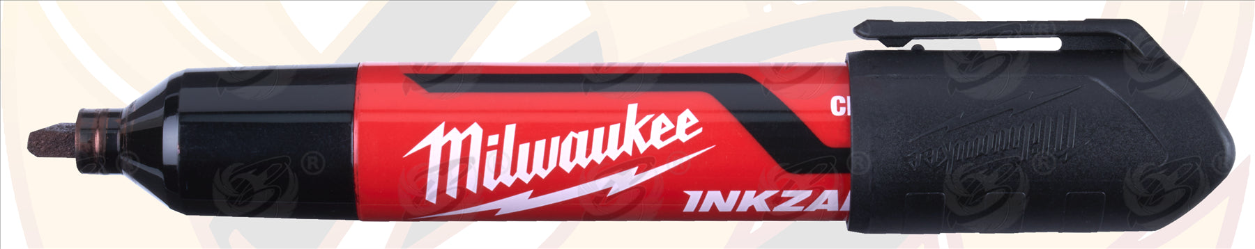 MILWAUKEE INKZALL LARGE CHISEL TIP ALL SURFACE MARKER PENS ( X 3 )