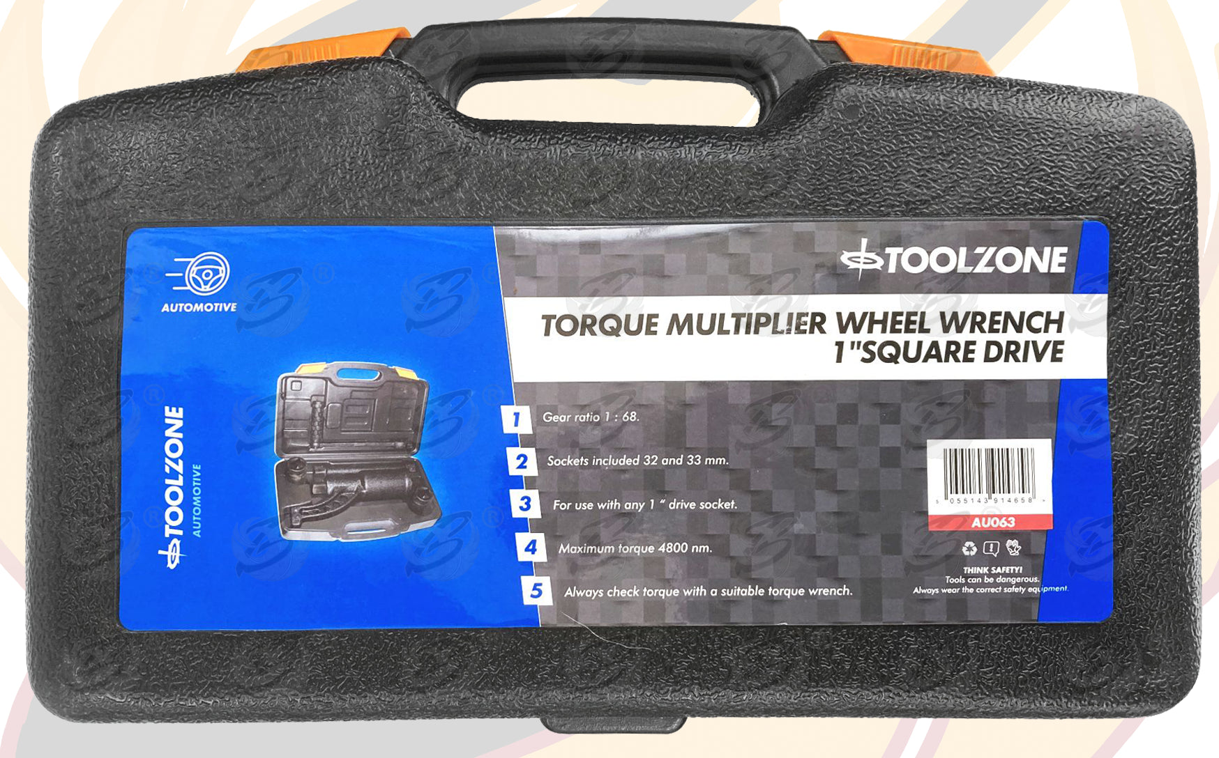 TOOLZONE 1" DRIVE TORQUE MULTIPLIER 1:68 RATIO UP TO 4800Nm ( 32MM & 33MM SOCKET INCLUDED )