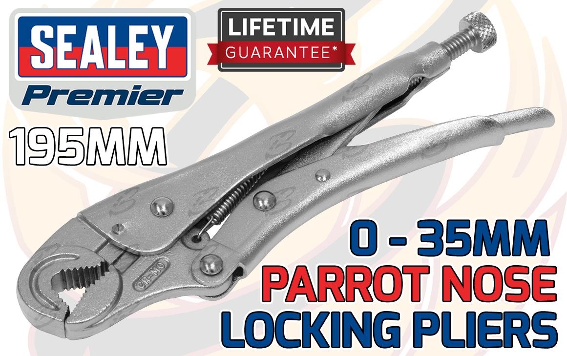 SEALEY 195MM PARROT NOSE LOCKING PLIERS
