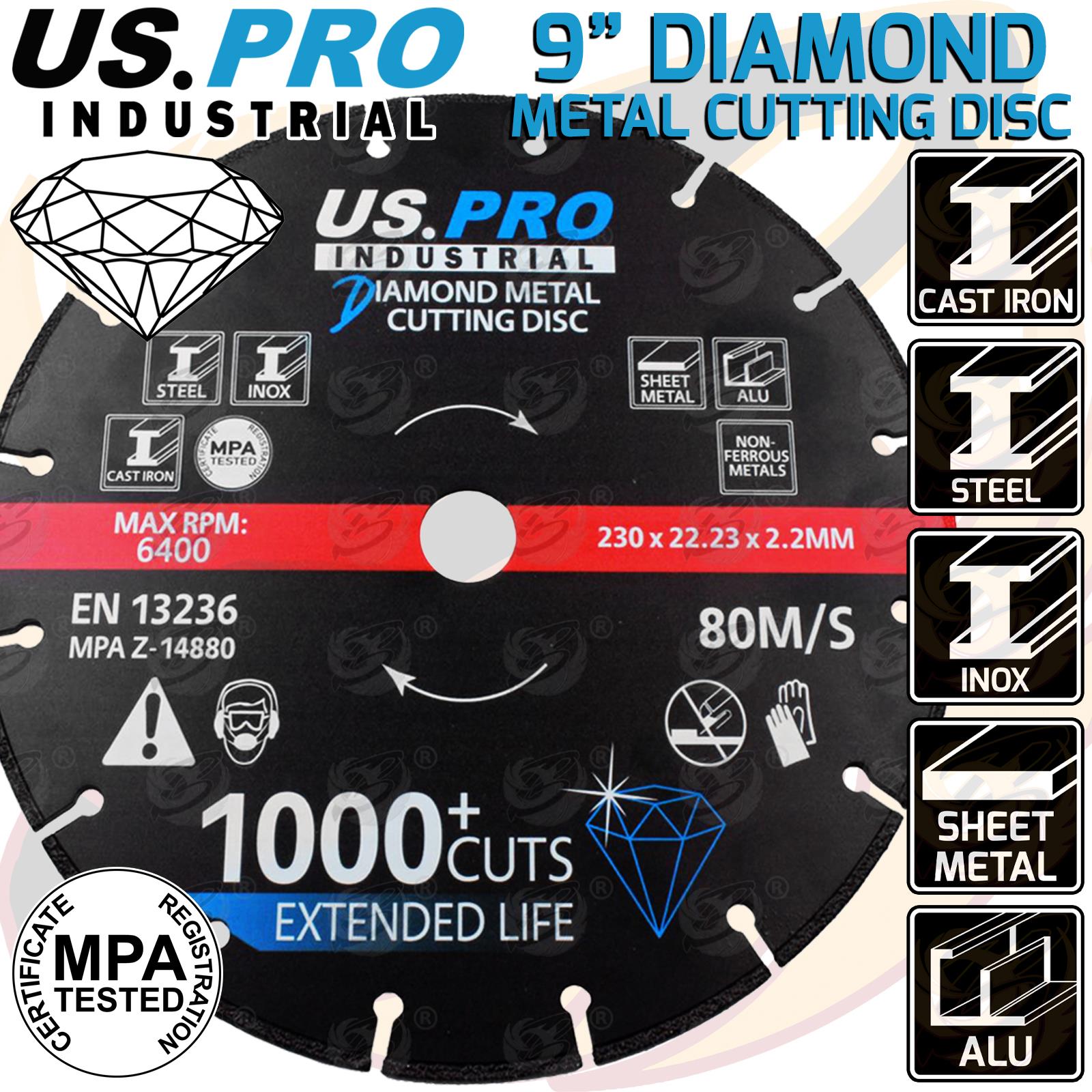 US PRO 9" ( 230MM ) DIAMOND CUTTING DISC