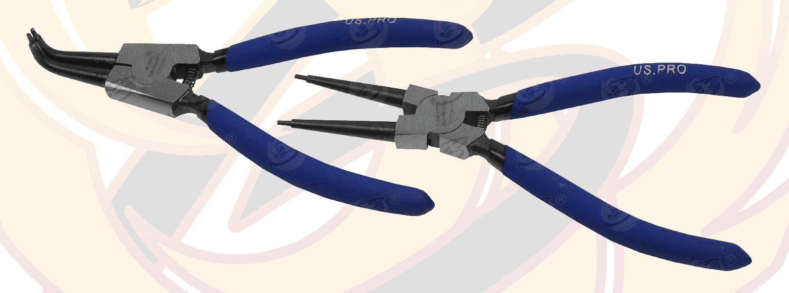 US PRO 4PCS 7" CIRCLIP PLIER SET