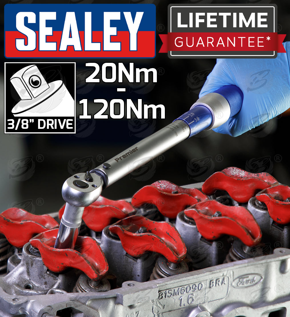 SEALEY 3PCS 1/4" & 3/8" & 1/2" DRIVE CALIBRATED TORQUE WRENCH SET