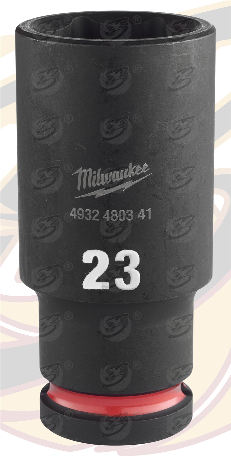MILWAUKEE 23MM 1/2" DRIVE 6 POINT DEEP IMPACT SOCKET ( SINGLE )