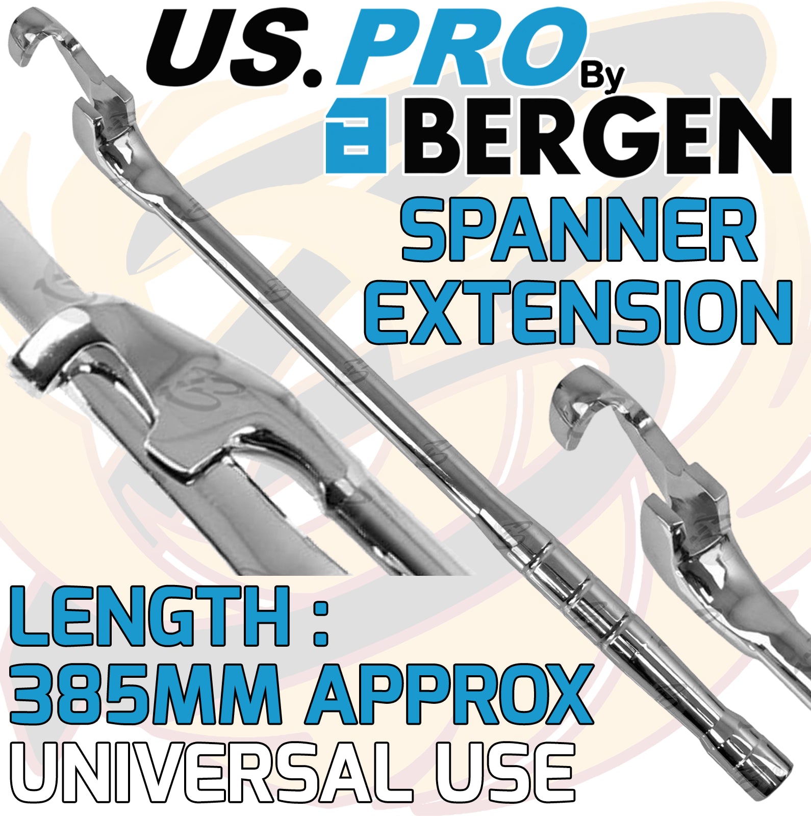 US PRO SPANNER EXTENSION BAR 385MM