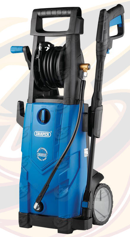 DRAPER 2200W 165 BAR PRESSURE WASHER / JET WASH WITH ACCESSORIES