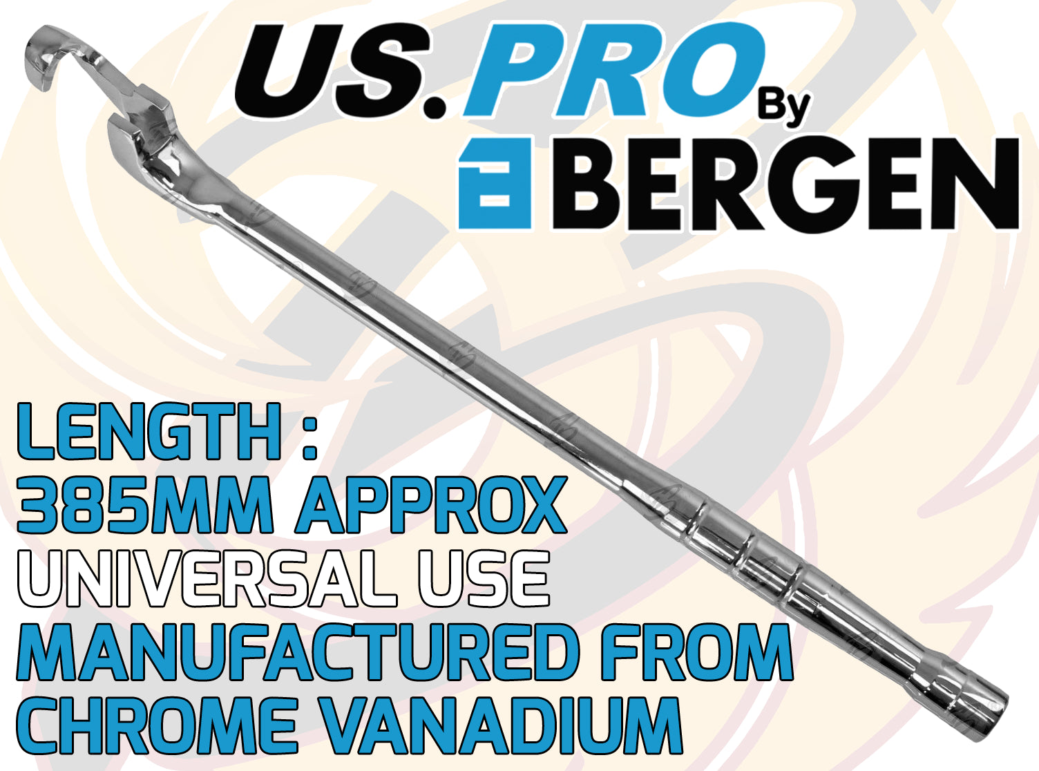 US PRO SPANNER EXTENSION BAR 385MM