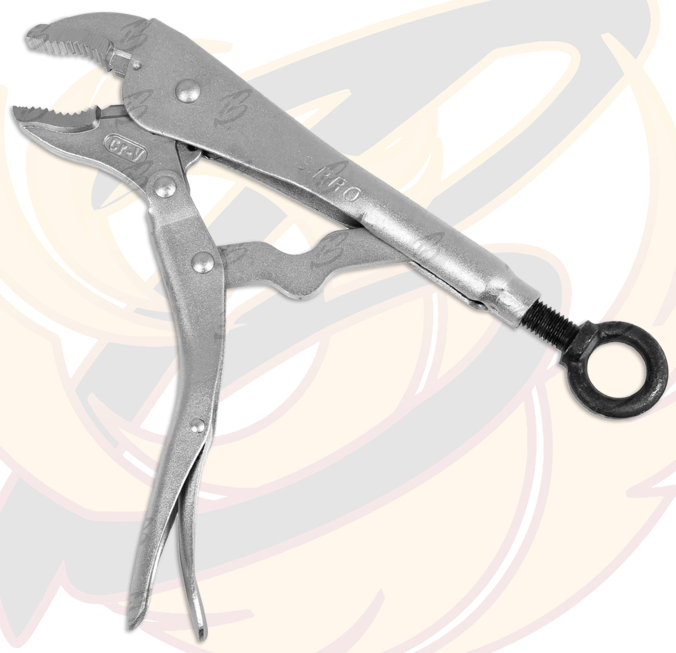US PRO 10" CURVED JAW LOCKING PLIER WITH EASY ADJUSTMENT