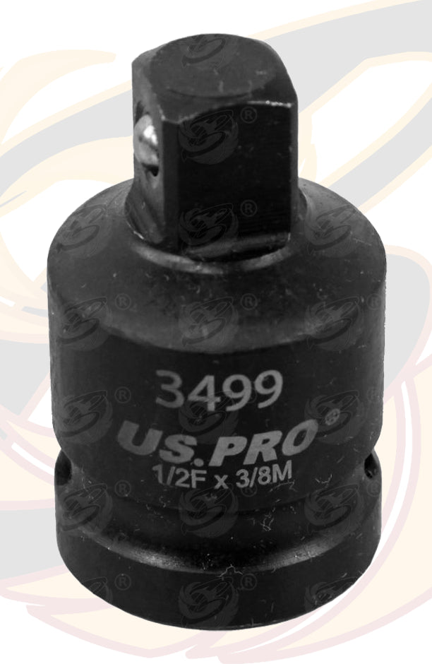 US PRO IMPACT SOCKET ADAPTER 1/2" DRIVE DOWN TO 3/8" DRIVE
