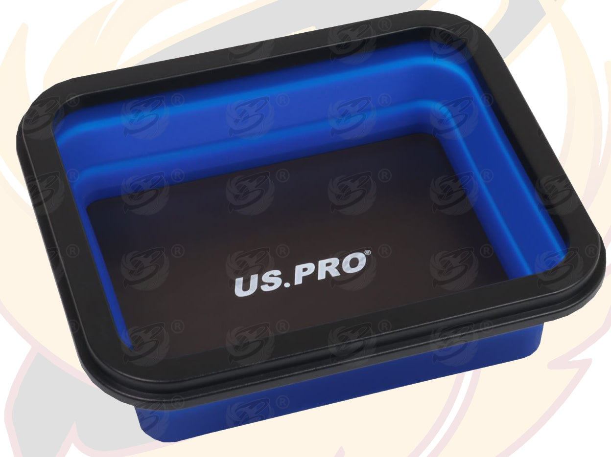 US PRO COLLAPSIBLE MAGNETIC PARTS TRAY ( 158mm x 132mm x 45mm )