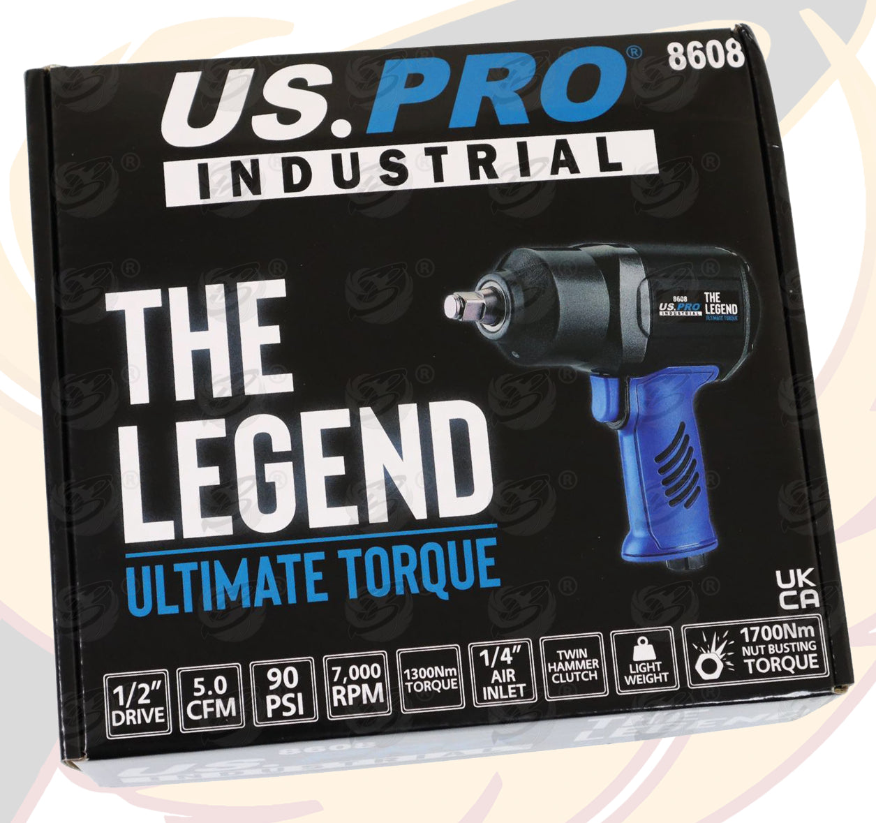 US PRO 1/2" DRIVE AIR IMPACT WRENCH 1700Nm ( THE LEGEND )