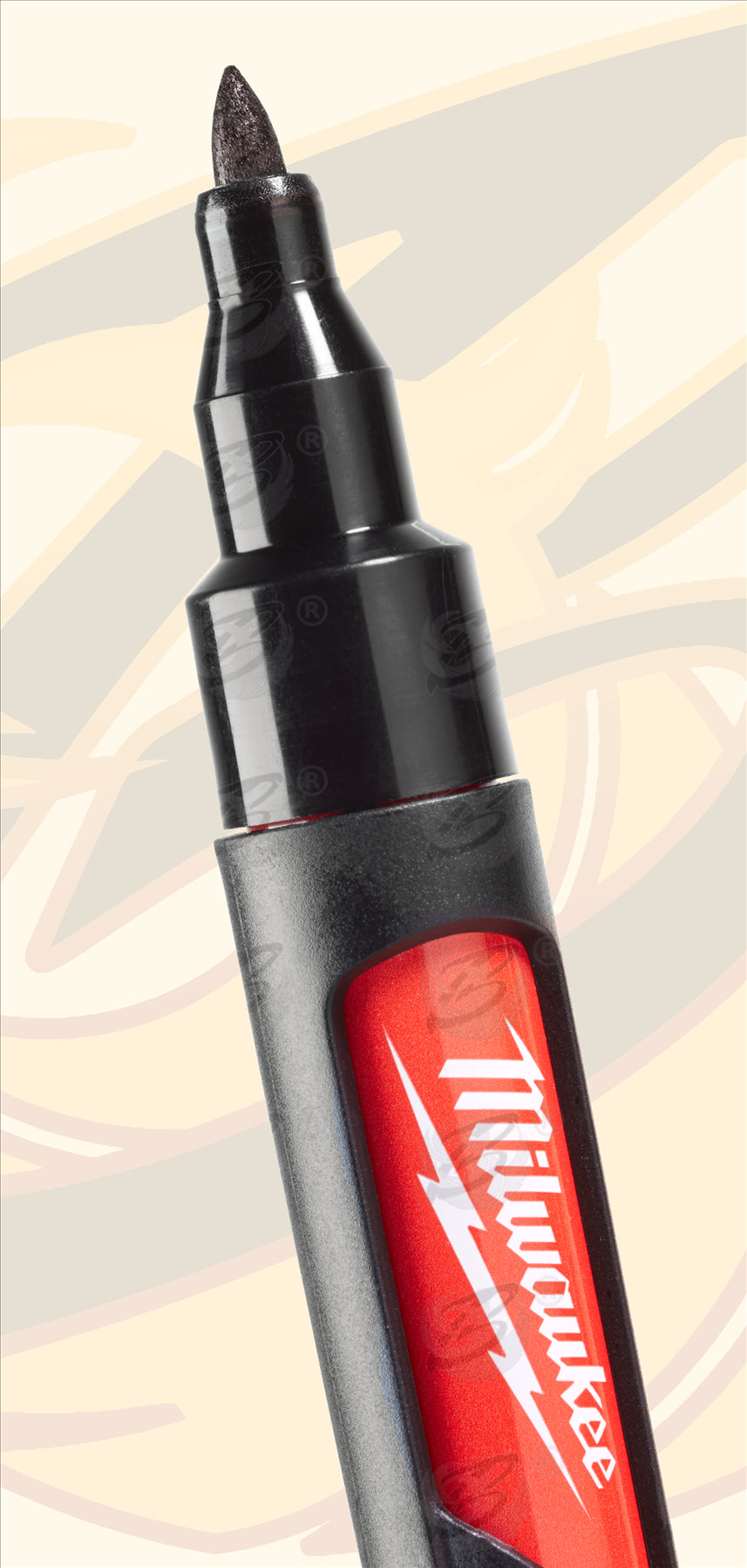 MILWAUKEE INKZALL STYLUS & JOBSITE MARKER PEN ( BLACK )