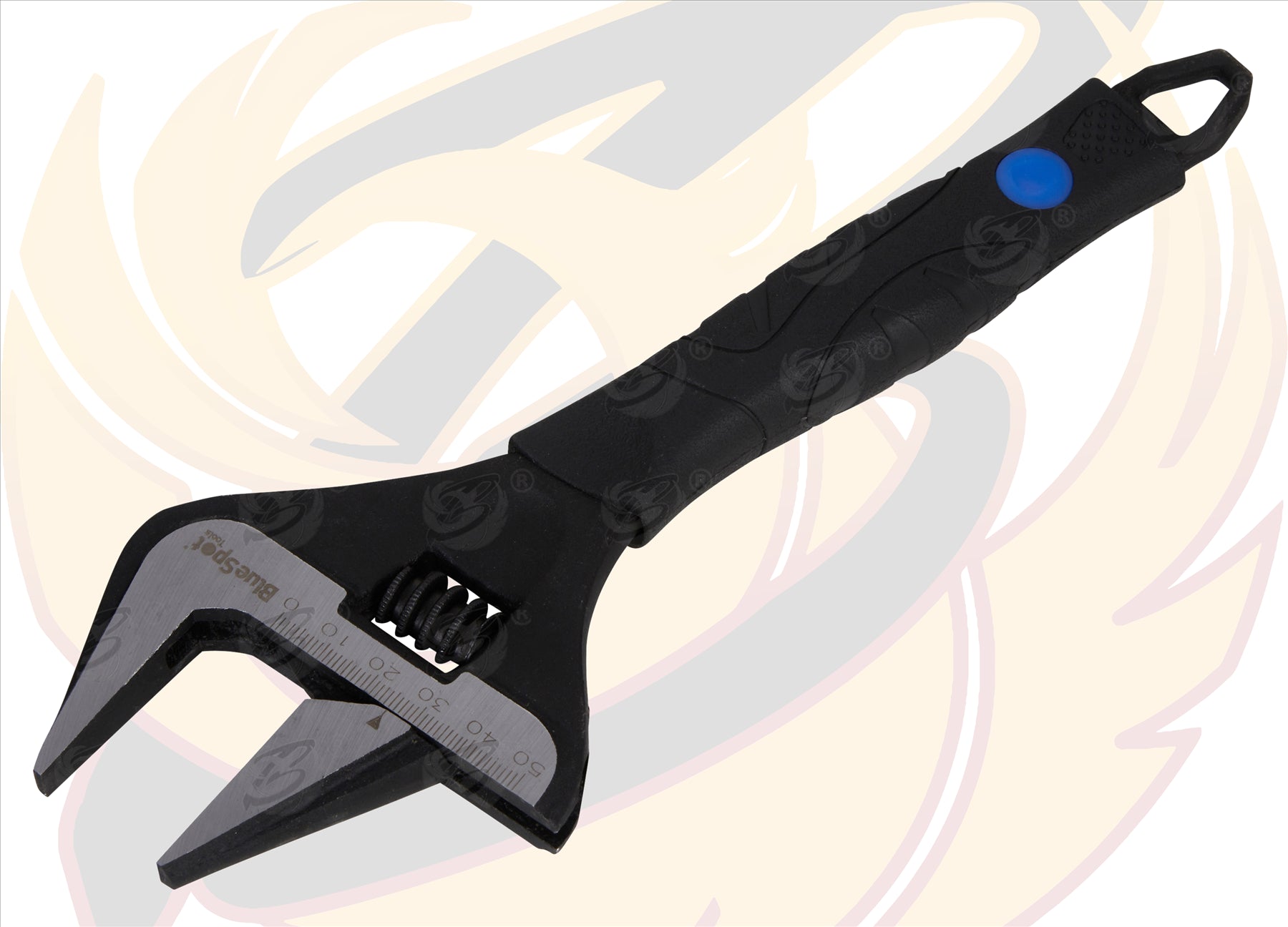 BLUESPOT 10" WIDE JAW ADJUSTABLE WRENCH ( 0 - 50mm )