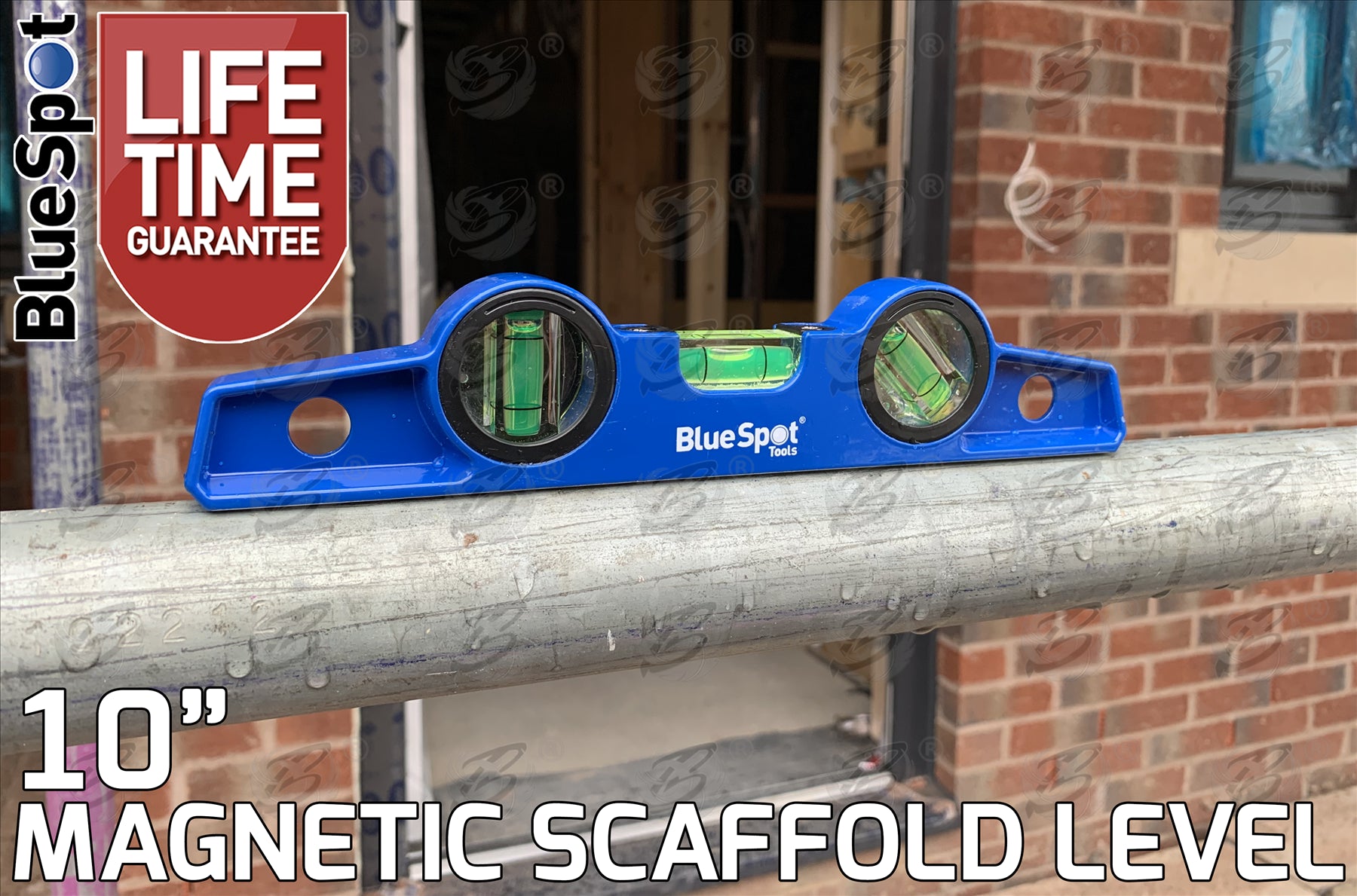 BLUESPOT 10" ( 250mm ) MAGNETIC SCAFFOLD LEVEL