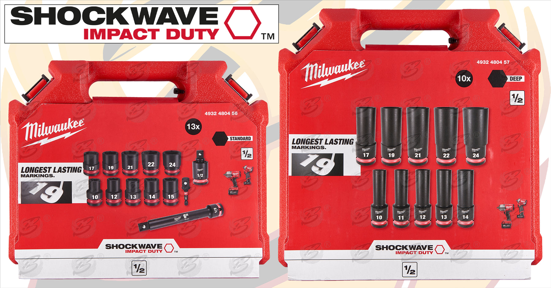 Milwaukee impact store adapter set