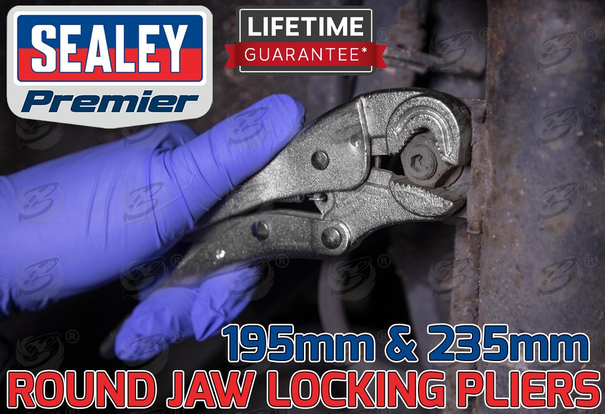 SEALEY 195MM & 235MM PARROT NOSE LOCKING PLIERS