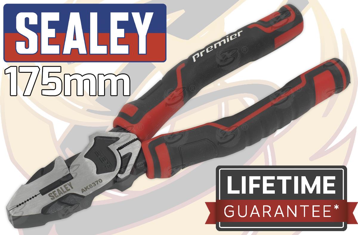 SEALEY HIGH LEVERAGE 175MM COMBINATION PLIERS