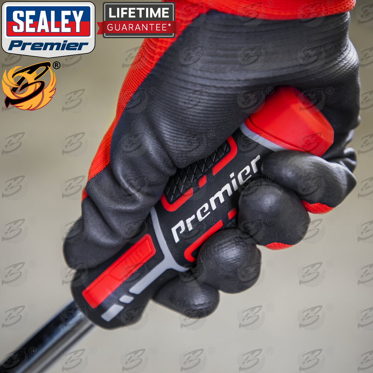 SEALEY 1/2" DRIVE 30" LONG BREAKER BAR WITH COMFORT GRIP HANDLE