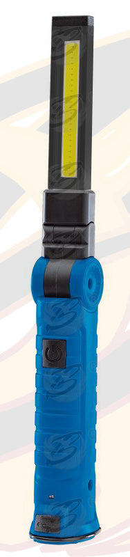 DRAPER RECHARGEABLE LI - ION COB SMD SLIMLINE INSPECTION TORCH ( BLUE )