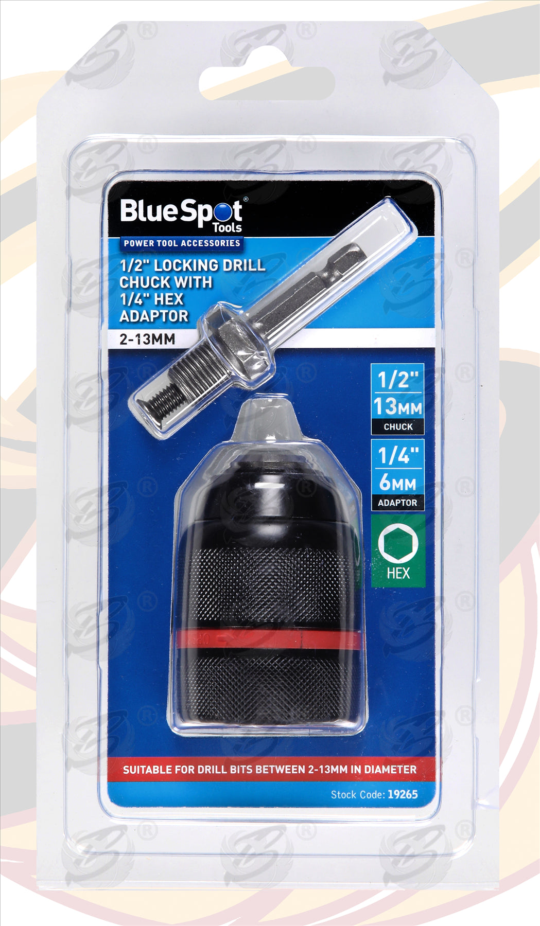 BLUESPOT IMPACT DRIVER / DRILL CHUCK ADAPTER