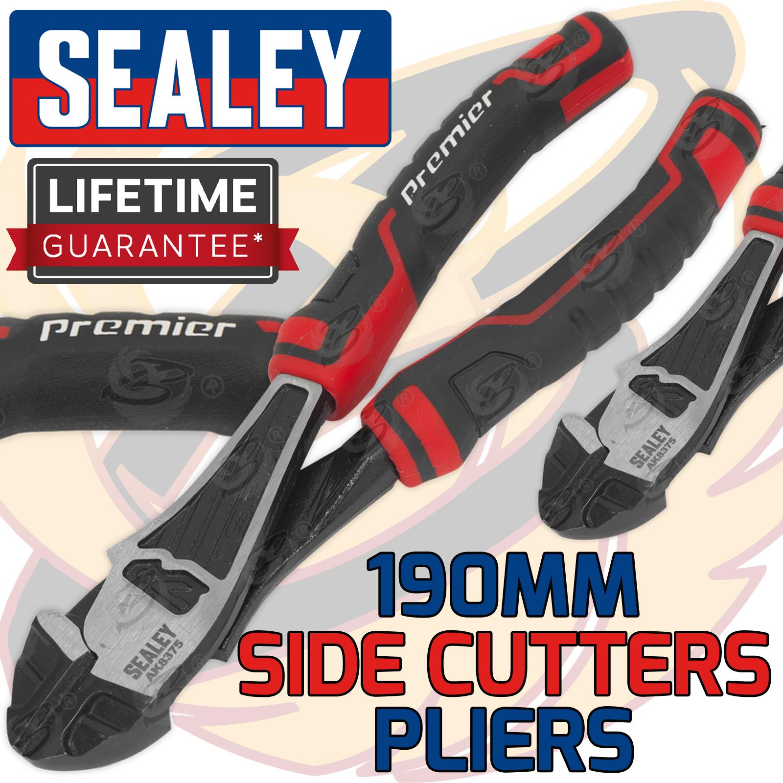SEALEY HIGH LEVERAGE 190MM SIDE CUTTING PLIERS