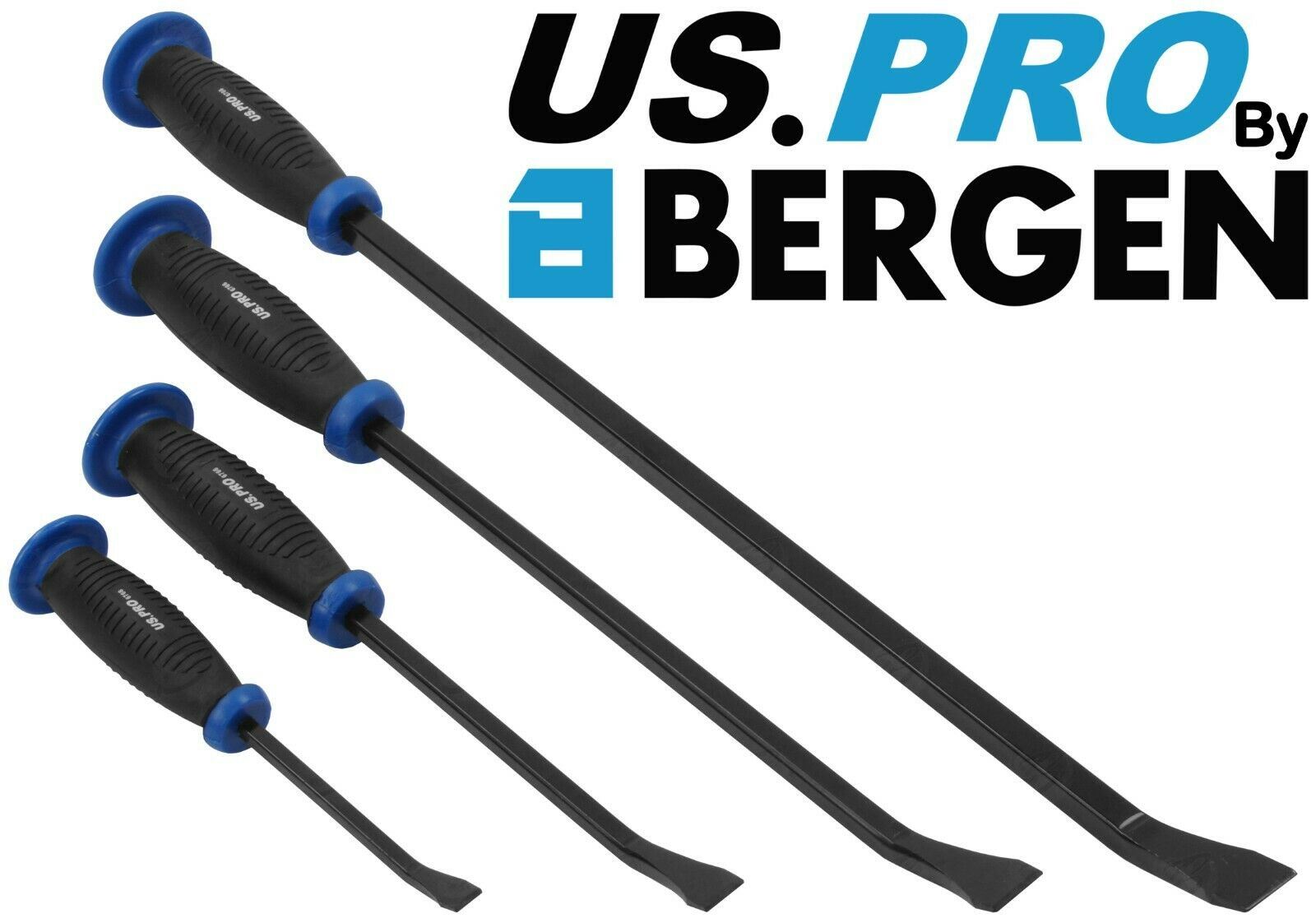 US PRO 4PCS PRY BAR SET WITH PROTECTIVE GUARDS