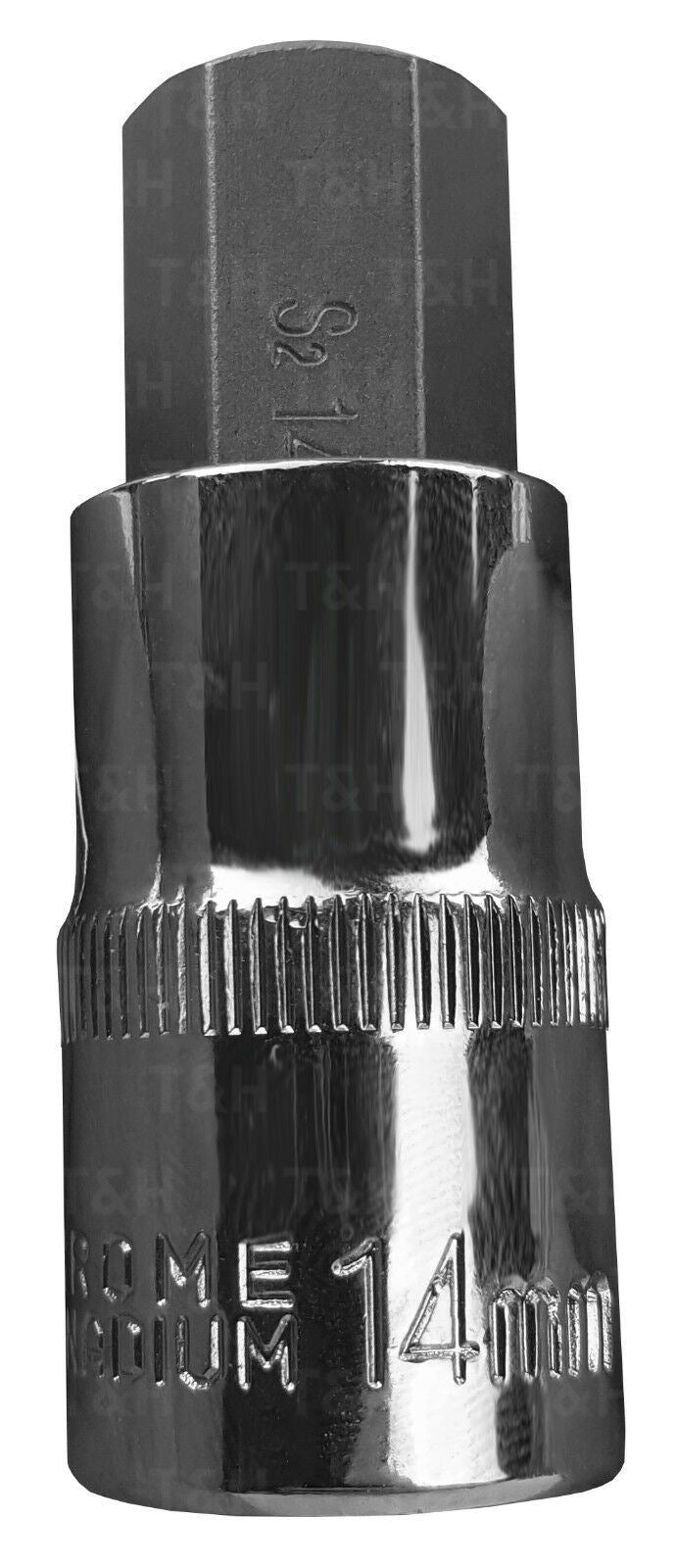 US PRO H14 1/2" DRIVE 55MM LONG HEX BIT SOCKET ( SINGLE )