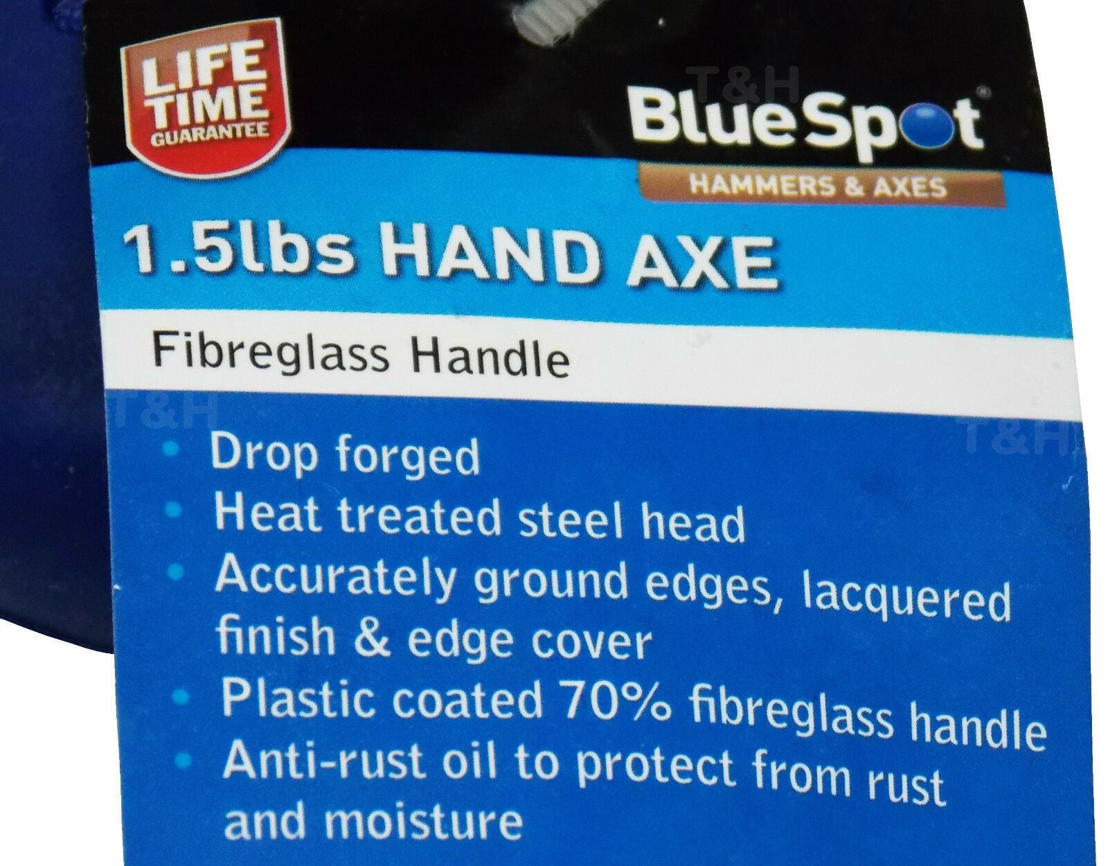 BLUESPOT 1.5LBS FIBREGLASS HAND AXE