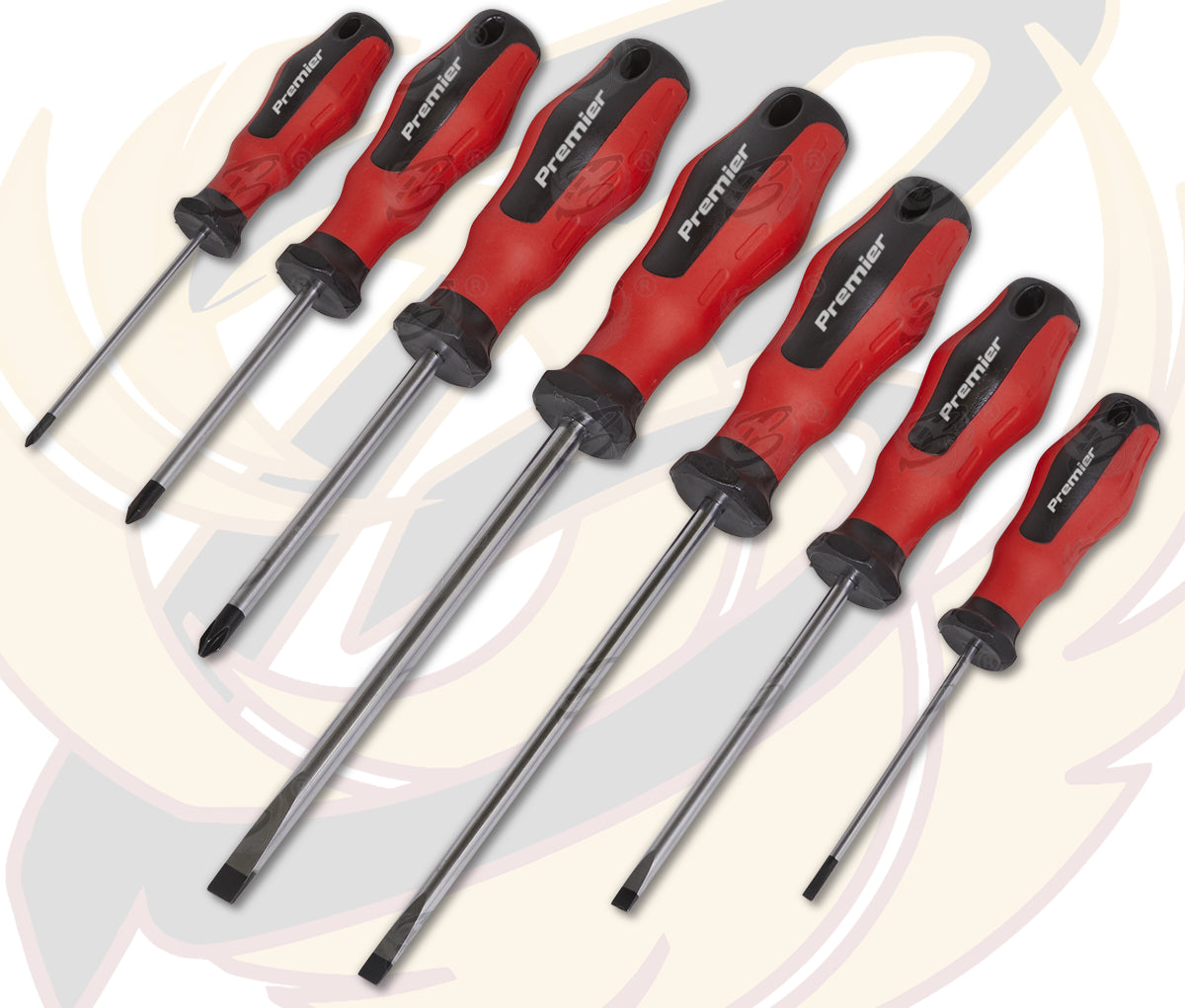 SEALEY 7PCS MAGNETIC SCREWDRIVERS ( SLOTTED - PHILLIPS )