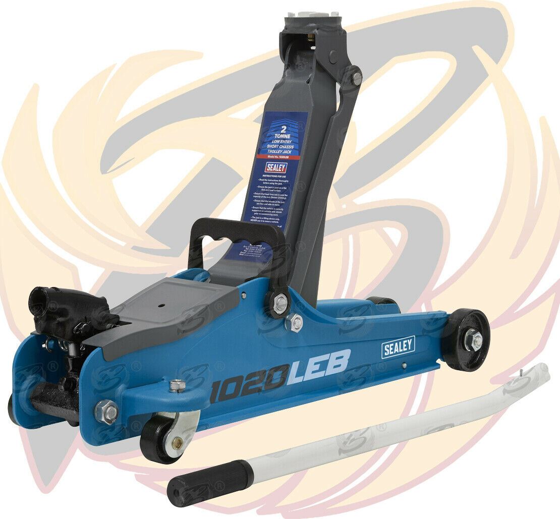 SEALEY 2 TONNE LOW PROFILE TROLLEY JACK ( BLUE )