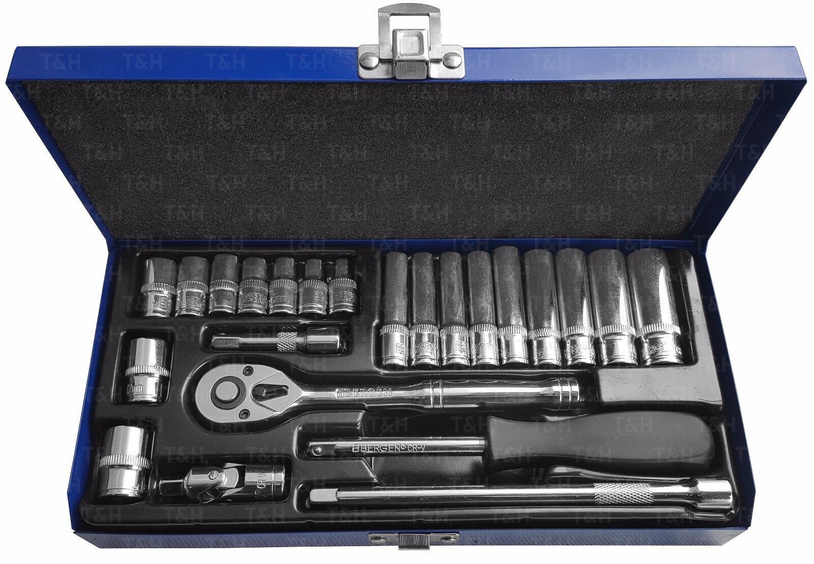 US PRO 24PCS 1/4" DRIVE 6 POINT SOCKET SET 4MM - 13MM