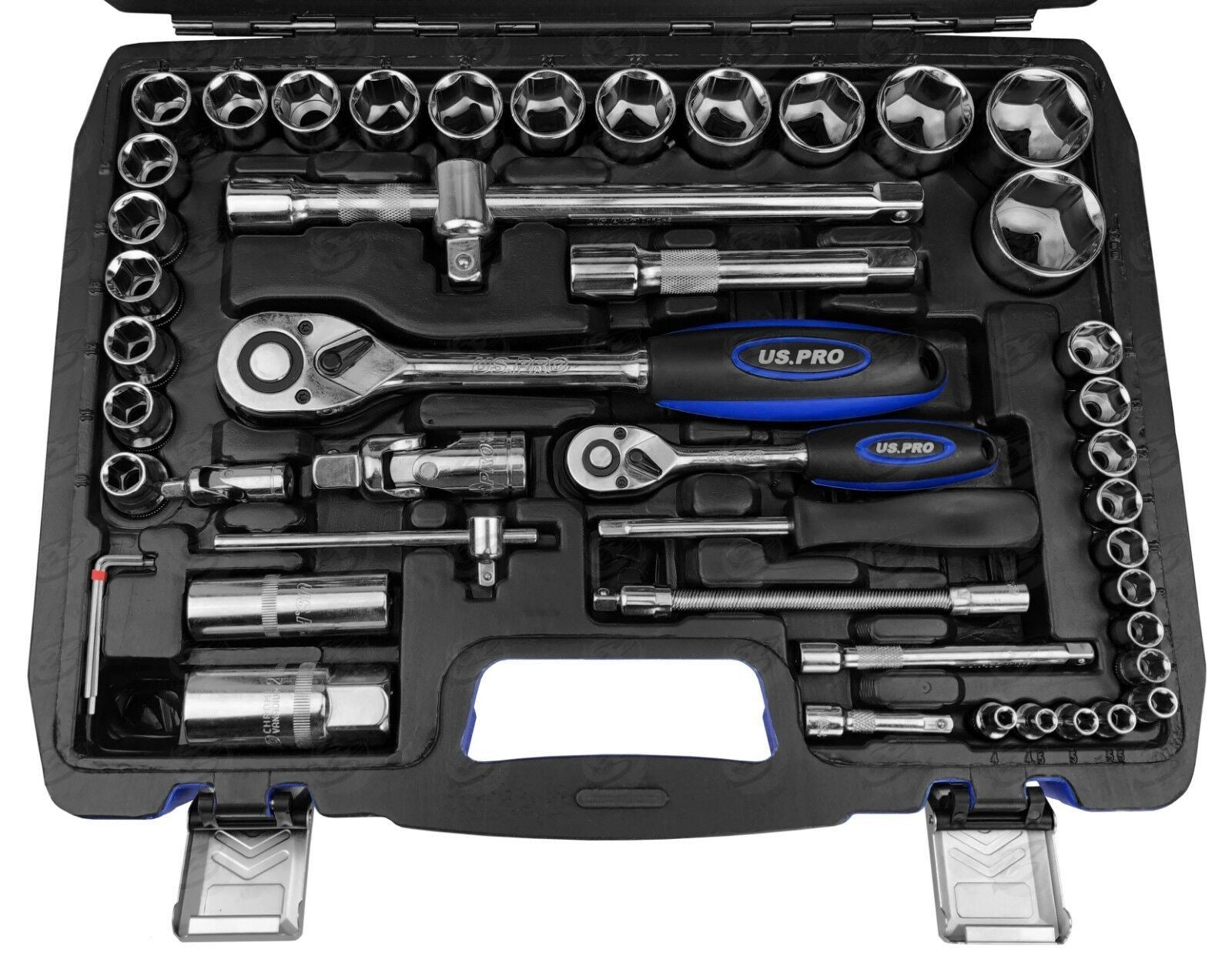 US PRO 94PCS 1/4" & 1/2" DRIVE SOCKET & BIT SET 4MM - 32MM