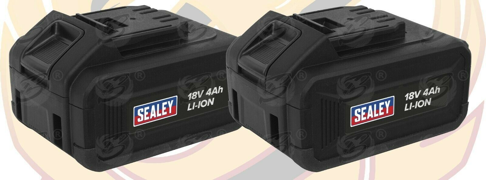 SEALEY 18V 1000NM 1/2" DRIVE CORDLESS IMPACT WRENCH BRUSHLESS x2 4AH LI-ION BATTERIES