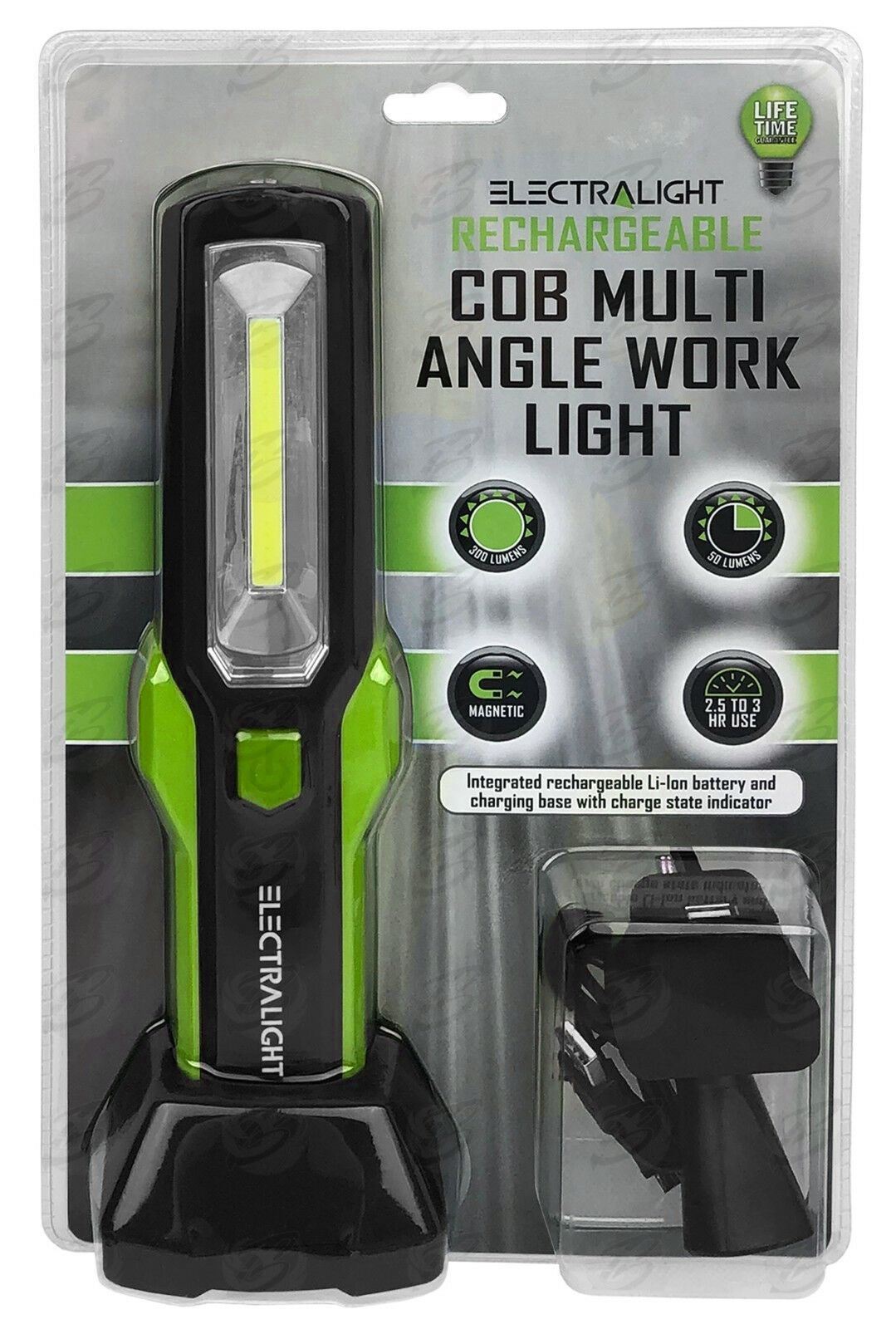 ELECTRALIGHT RECHARGEABLE COB LED WORKLIGHT