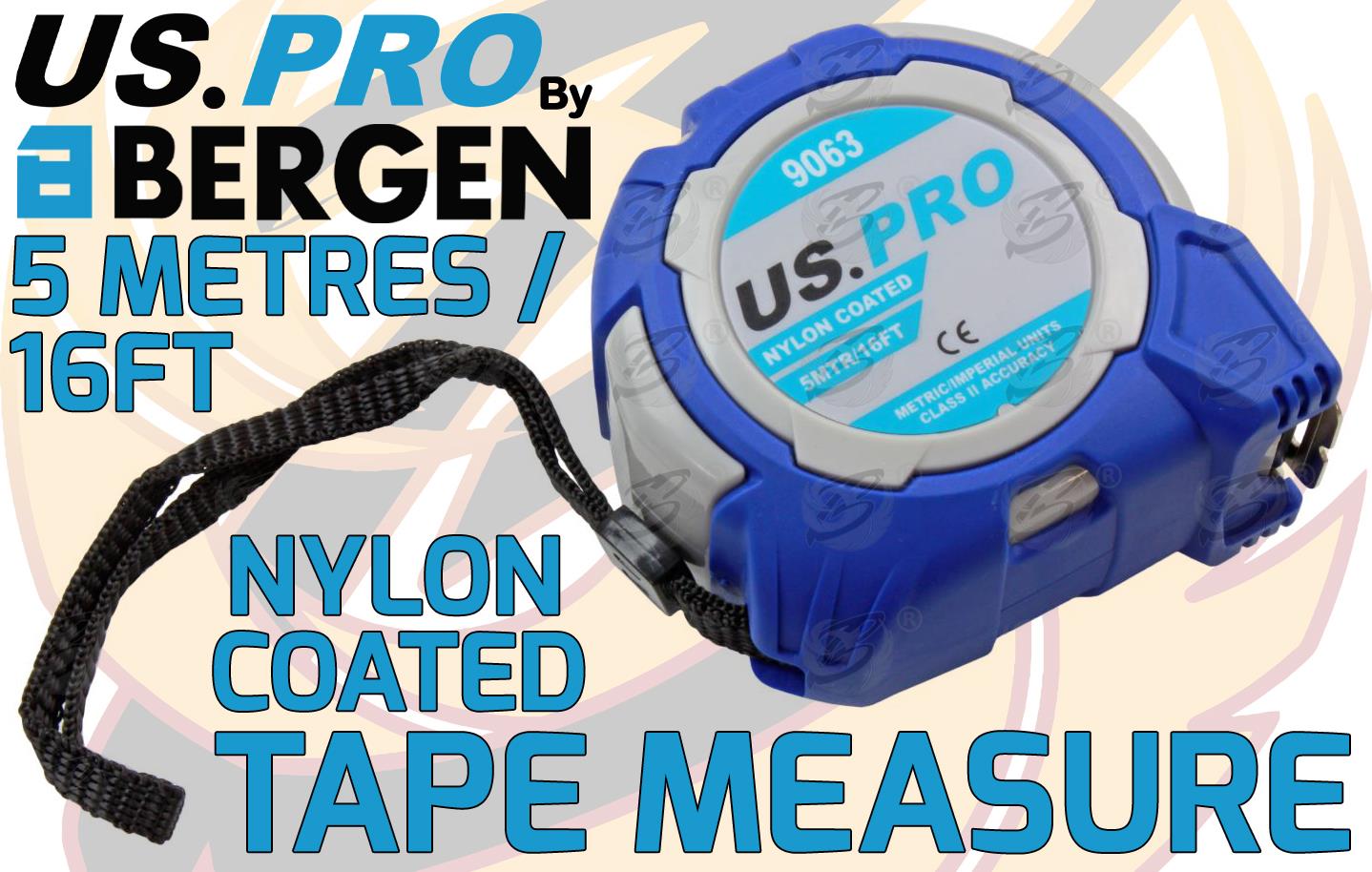 US PRO 5M 25MM WIDE BLADE TAPE MEASURE