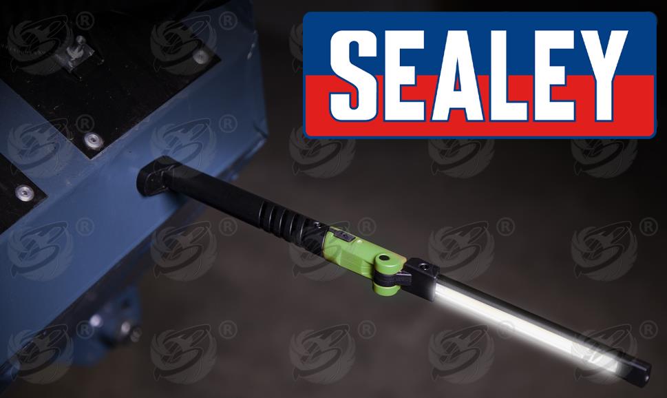 SEALEY RECHARGEABLE SMD LED LI - ION WORK LIGHT ( GREEN )