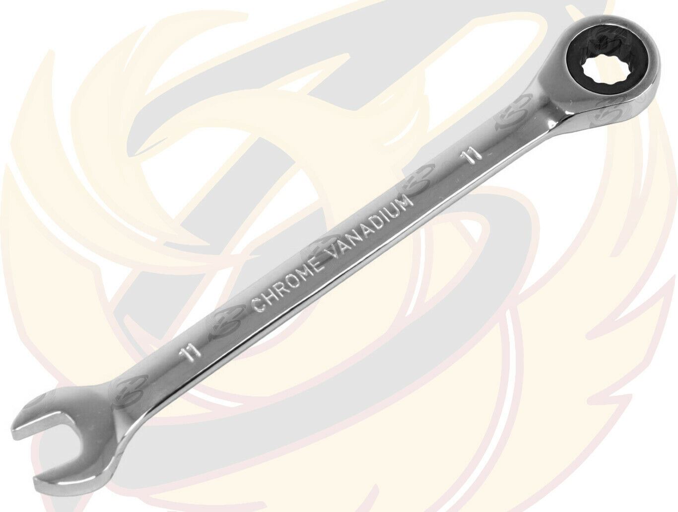 US PRO 11MM 72 TOOTH RATCHET SPANNER