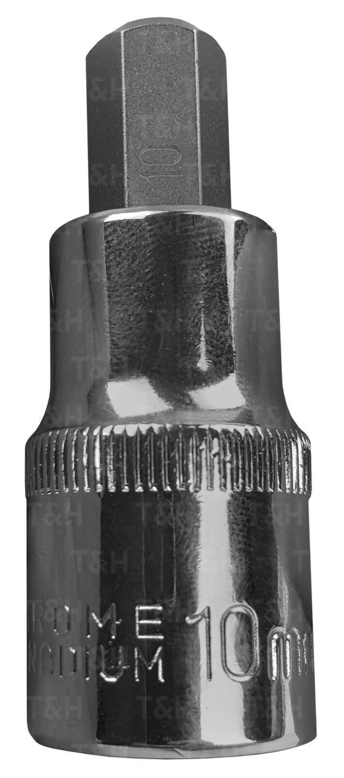 US PRO H10 1/2" DRIVE 55MM LONG HEX BIT SOCKET ( SINGLE )