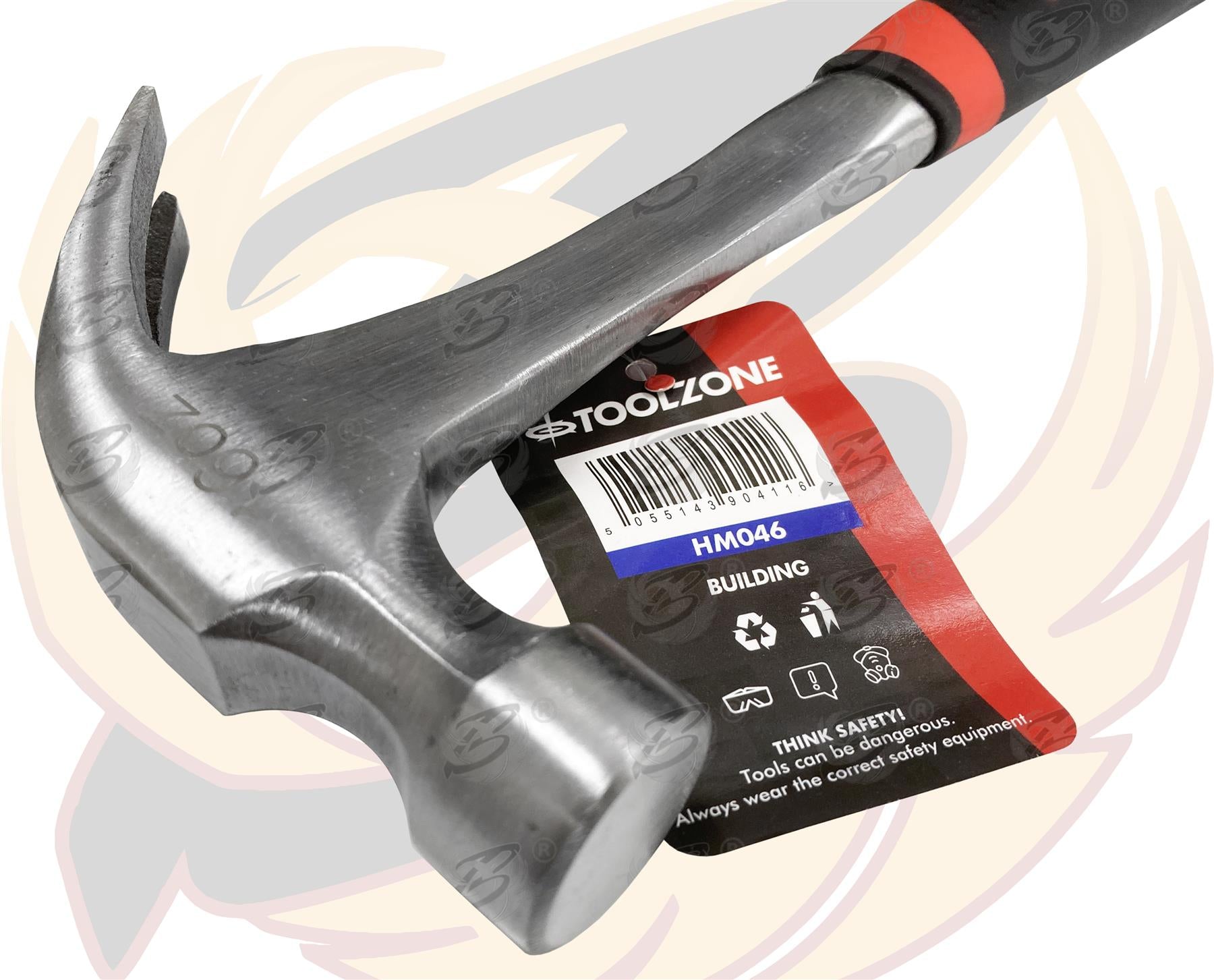 TOOLZONE 16OZ CLAW HAMMER