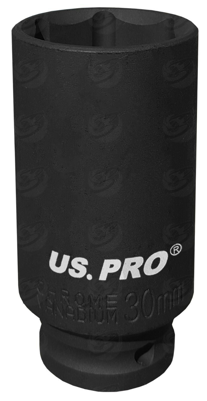 US PRO 30MM 1/2" DRIVE 6 POINT DEEP IMPACT SOCKET ( SINGLE )