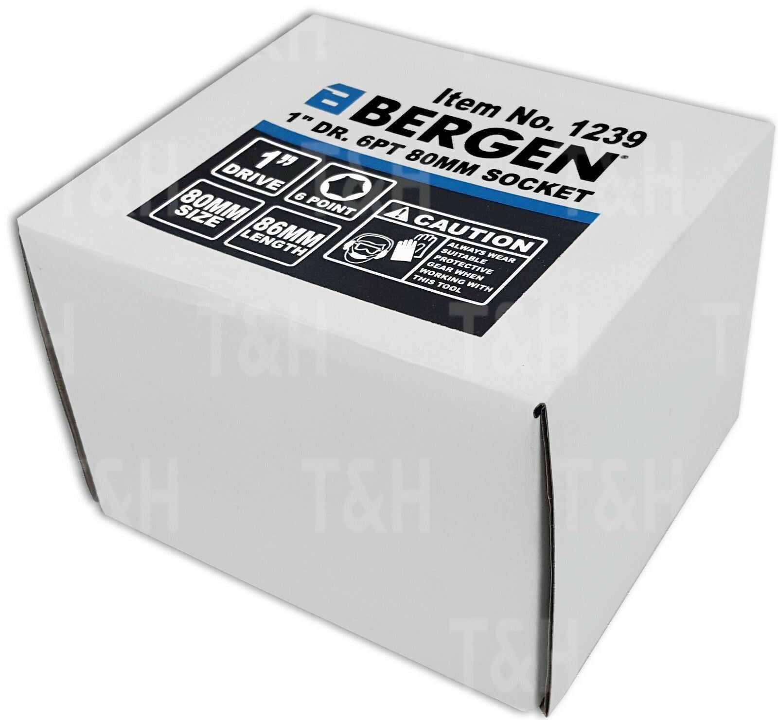 BERGEN 80MM 1" DRIVE 6 POINT SOCKET ( SINGLE )