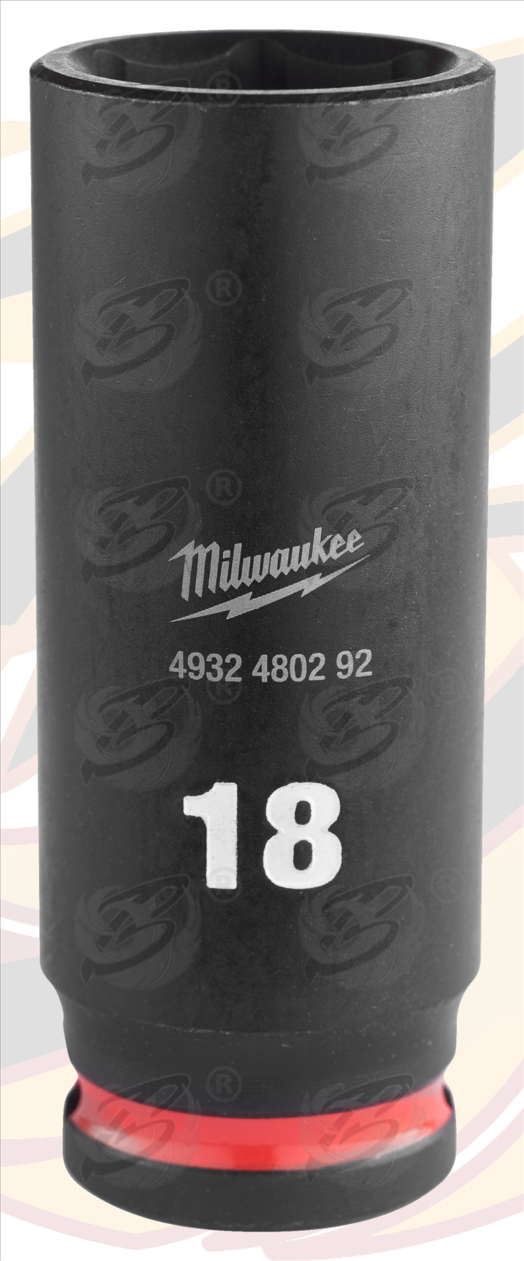 MILWAUKEE 18MM 3/8" DRIVE 6 POINT DEEP IMPACT SOCKET ( SINGLE )